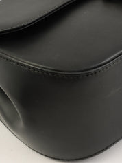 黑色双 Gancini 盘肩包