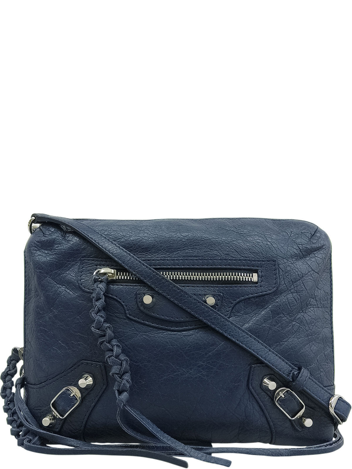 クラシックショルダーバッグ ネイビー