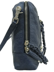 クラシックショルダーバッグ ネイビー