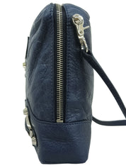 クラシックショルダーバッグ ネイビー