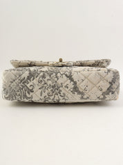 2009年丝绒花纹经典翻盖链条包，25厘米