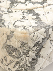 2009年頃製 ベロアフラワーパターンクラシックフラップチェーンバッグ25cm