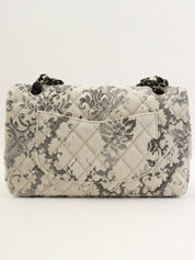 2009年頃製 ベロアフラワーパターンクラシックフラップチェーンバッグ25cm