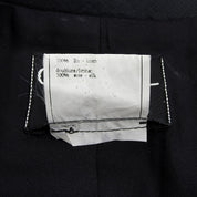 1996 Linen CC Mark Button Jacket #38 Black