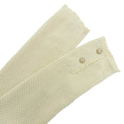 CC mark button cardigan Ivory