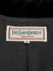 Check Pattern Long Coat in Red/Black