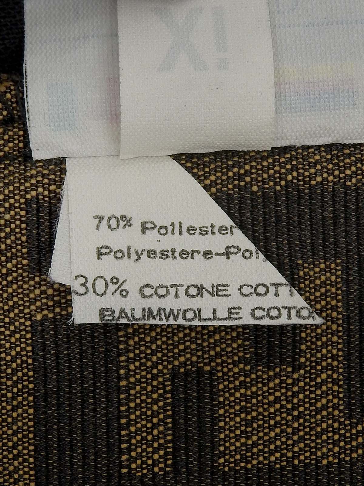 棕色 Zucca 图案半身裙