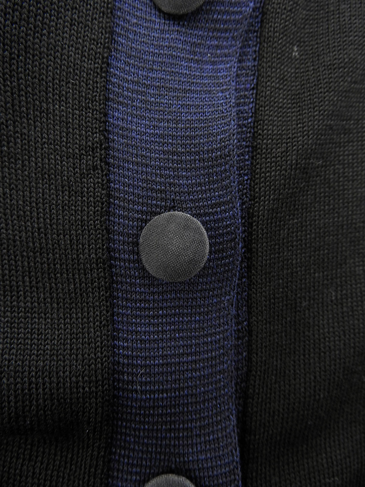 シルクフラワーモチーフ半袖シャツワンピース ブラック/ネイビー