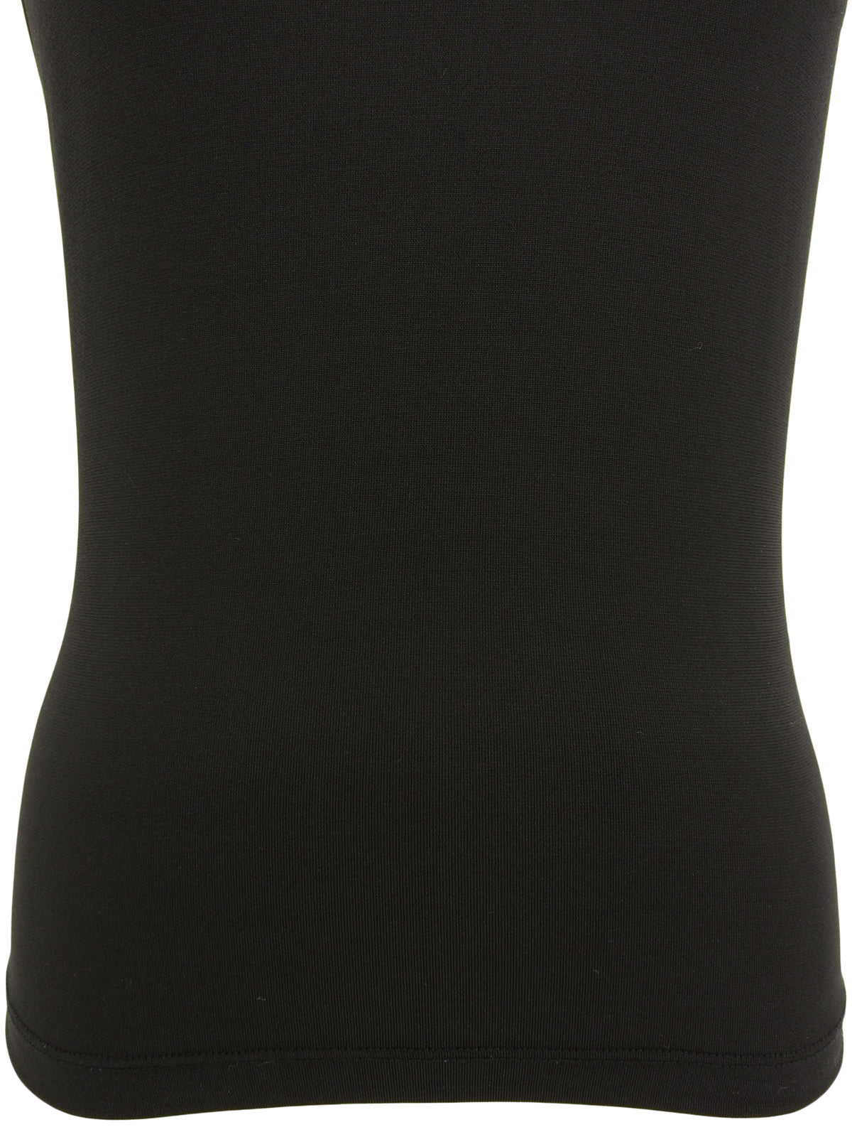 Rhinestone Logo Sleeveless Top in Black