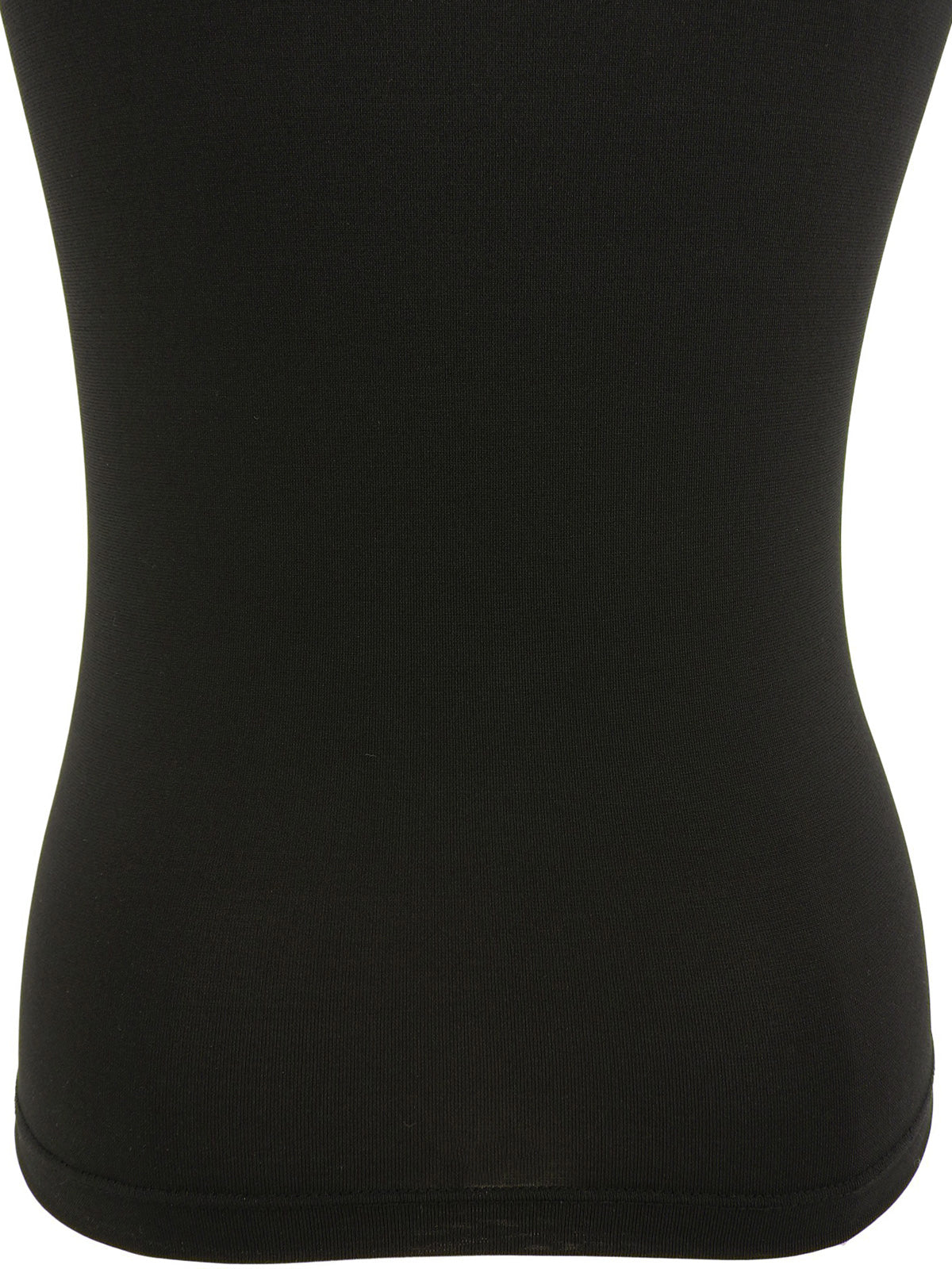 Rhinestone Logo Sleeveless Top in Black