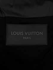 Logo Button 2-Way Down Coat in Black