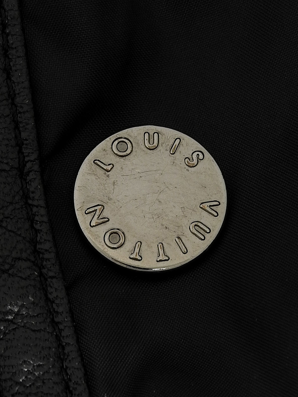 Logo Button 2-Way Down Coat in Black