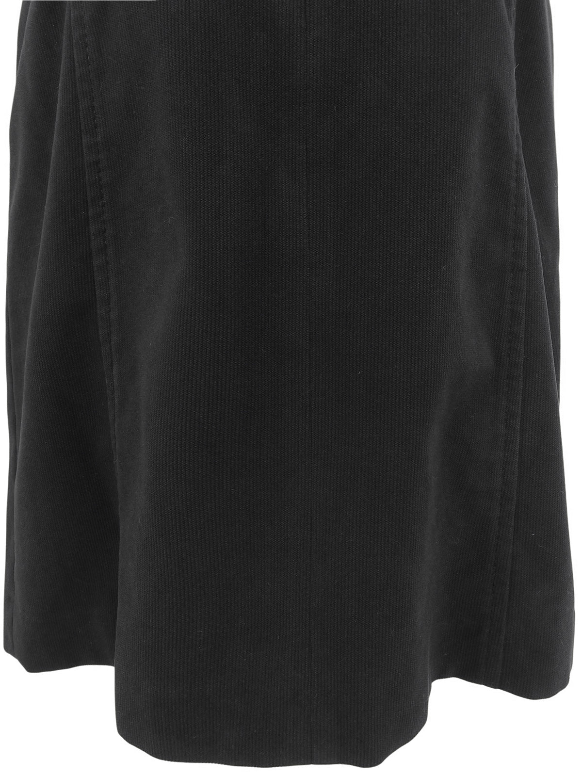 ロゴボタンスカート ブラック