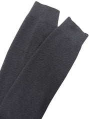 Logo Embossed Shawl Neck Knit Sweater #L Charcoal Gray