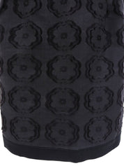 フラワーパターンタイトスカート #36 ブラック