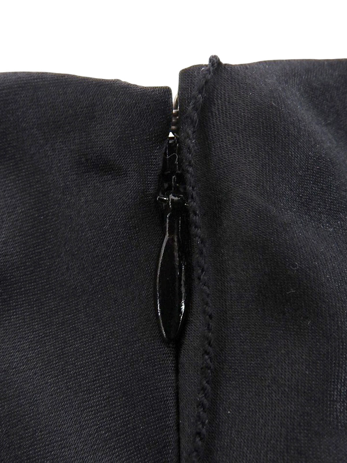 フラワーパターンタイトスカート ブラック