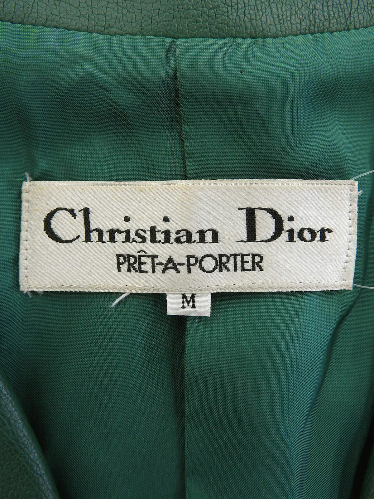 Green leather jacket