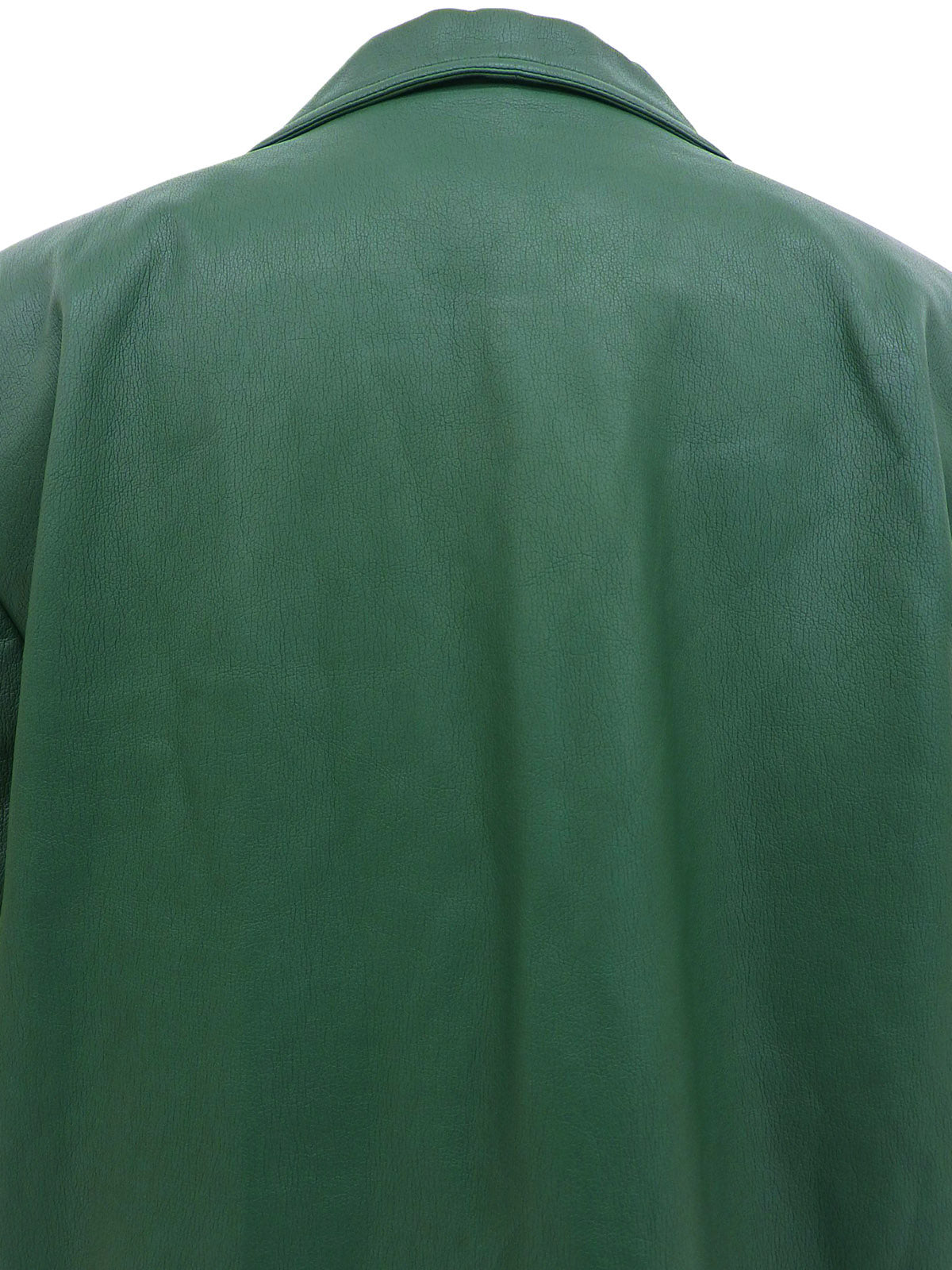 Green leather jacket