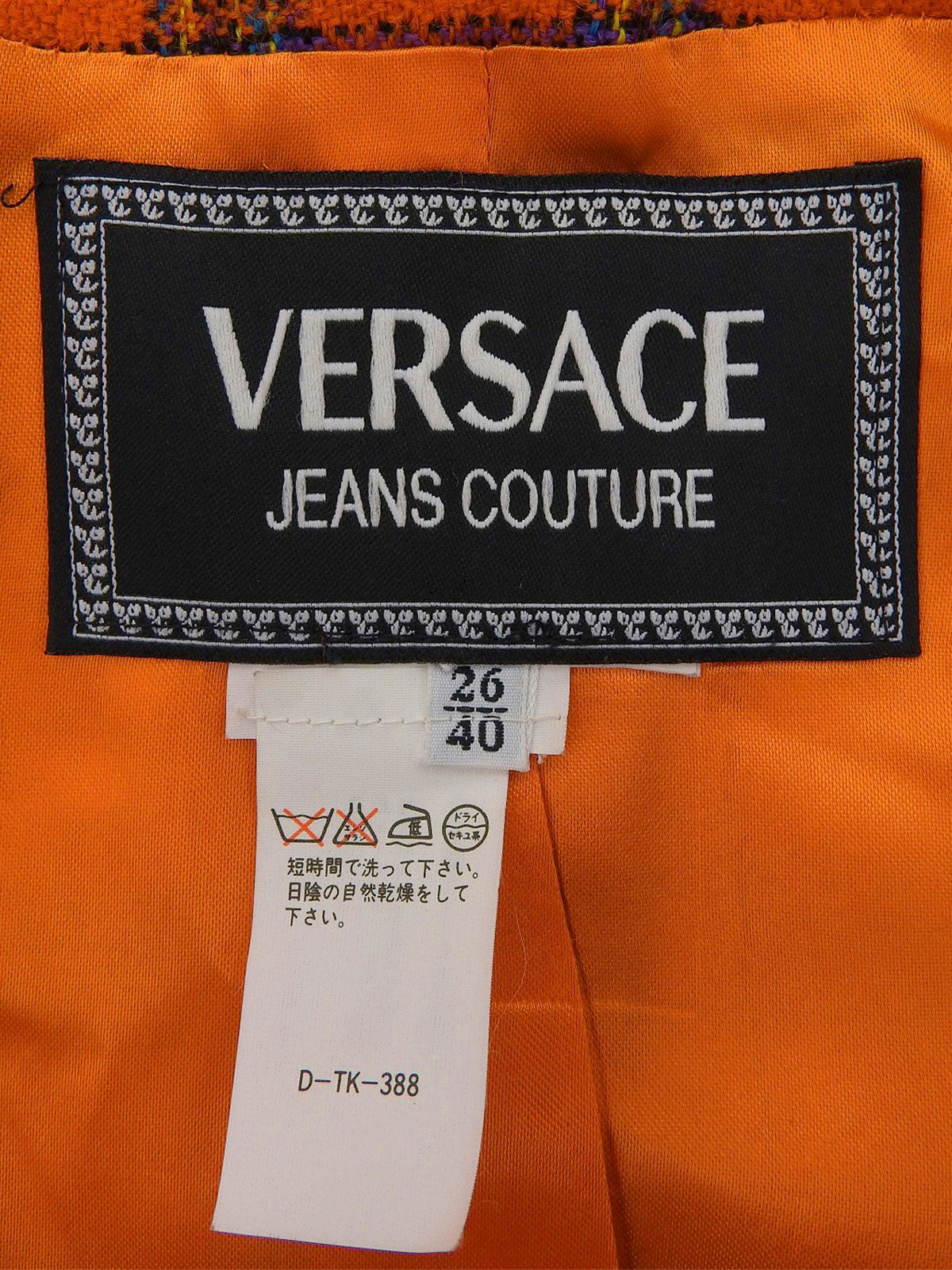 Check Pattern Jacket Orange/Multi