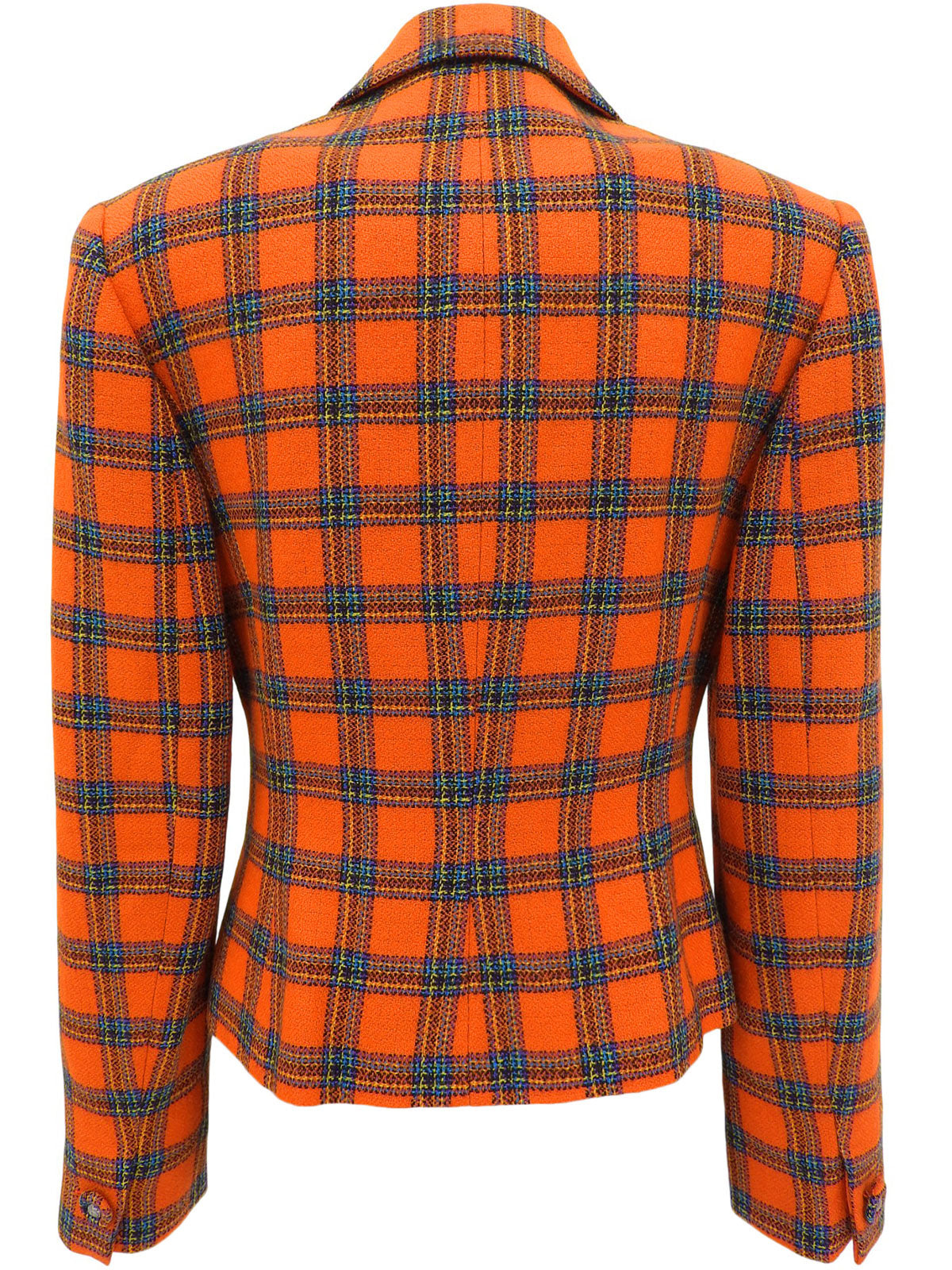 Check Pattern Jacket #40 Orange/Multi