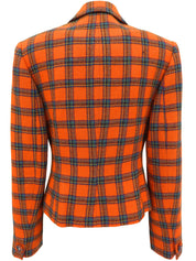 Check Pattern Jacket Orange/Multi