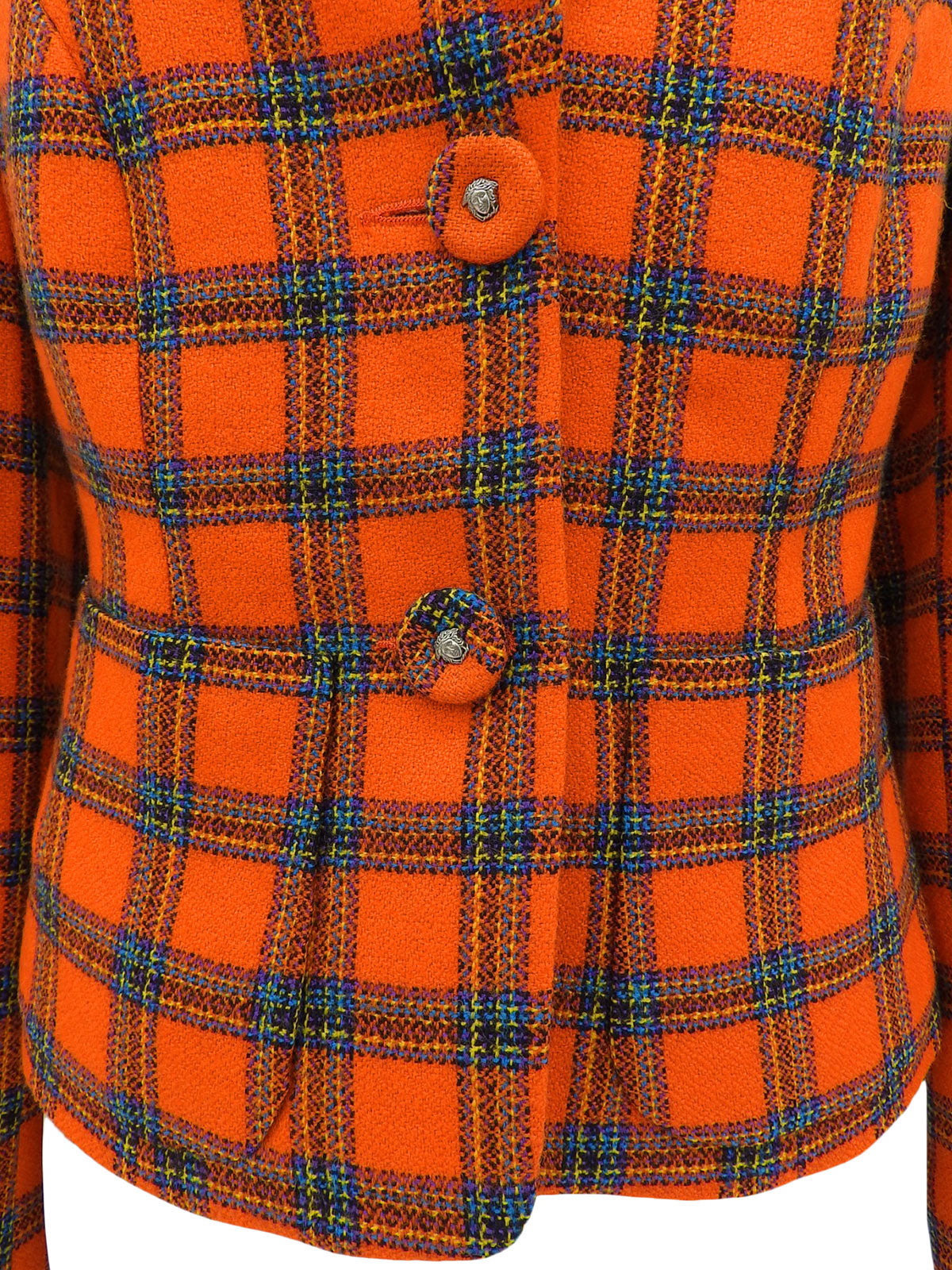 Check Pattern Jacket #40 Orange/Multi