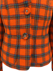 Check Pattern Jacket #40 Orange/Multi