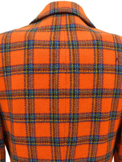 Check Pattern Jacket #40 Orange/Multi