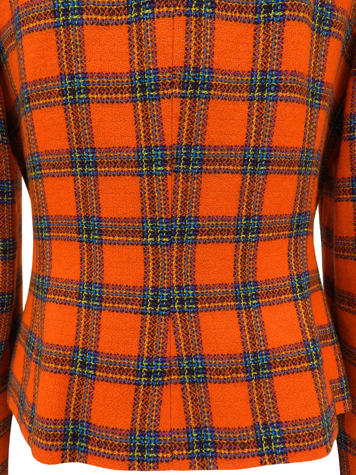 Check Pattern Jacket #40 Orange/Multi