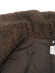 棕色马海毛外套