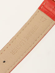 Shelly 圆形 Logo 表盘腕表 红色/金色