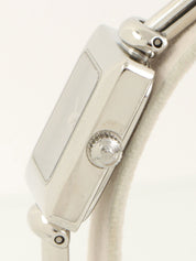 スクエアロゴフェイスウォッチ シルバー