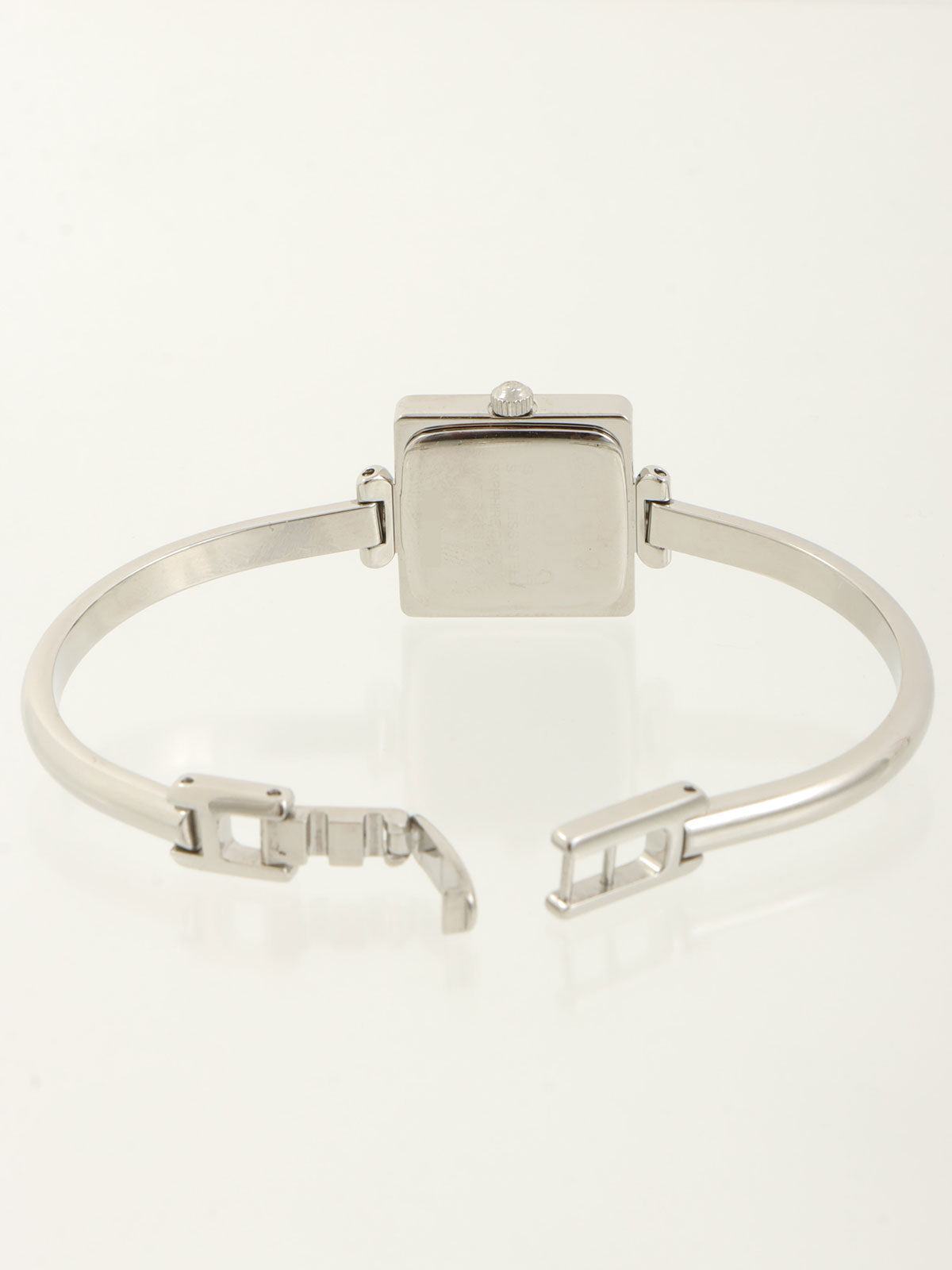 スクエアロゴフェイスウォッチ シルバー