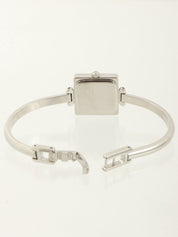 スクエアロゴフェイスウォッチ シルバー