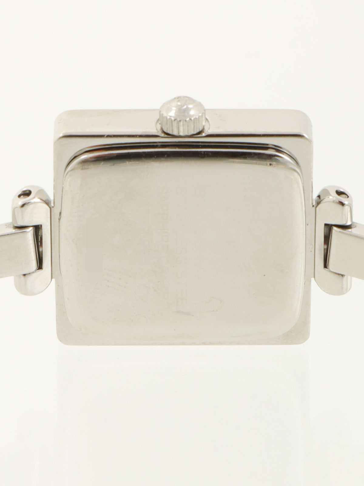 スクエアロゴフェイスウォッチ シルバー