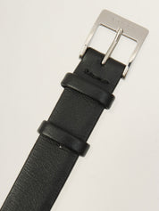 スクエアロゴフェイスウォッチ シルバー/ブラック