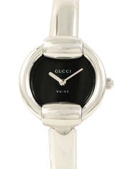 Round Logo Face Watch Silver