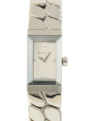 G Frame Logo 表盘银色腕表