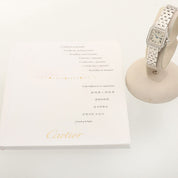 18K Diamond Mini Santos Demoiselle Silver