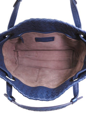 Intrecciato Kaleidoscope Handbag in Blue