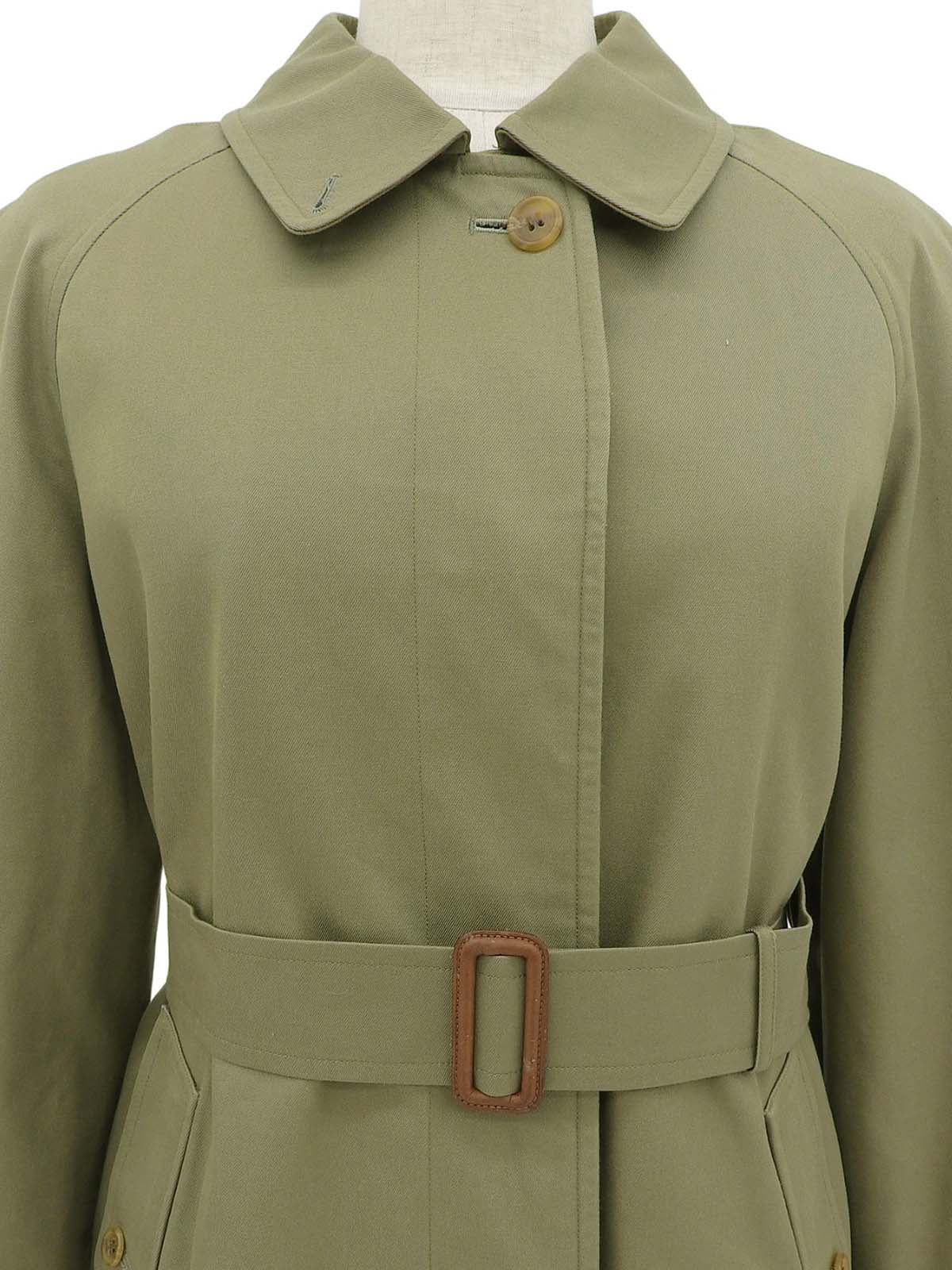 Nova Check Lining Trench Coat Khaki