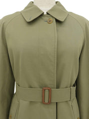Nova Check Lining Trench Coat Khaki