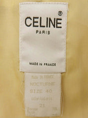 Yellow Macadam Button Jacket