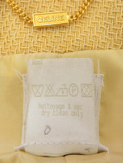 Macadam Button Jacket #40 Yellow