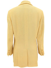Macadam Button Jacket #40 Yellow