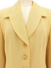 Macadam Button Jacket #40 Yellow