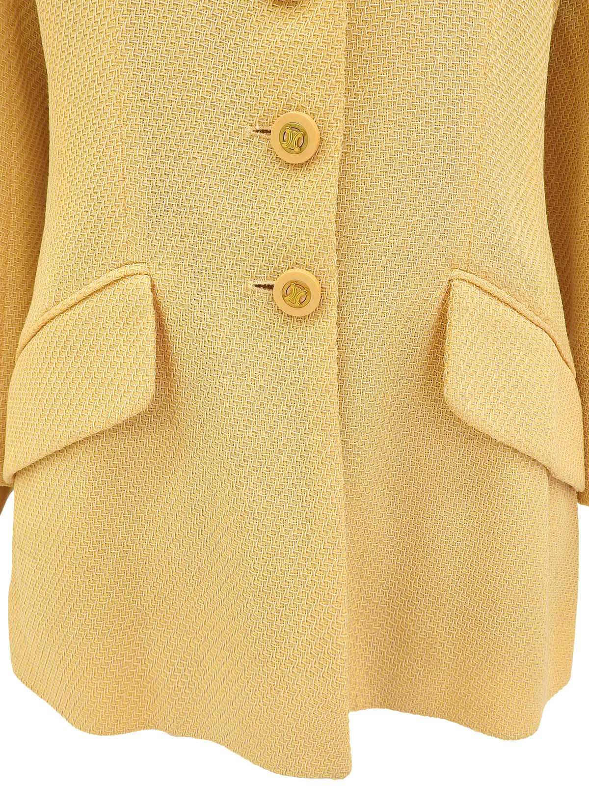 Macadam Button Jacket #40 Yellow