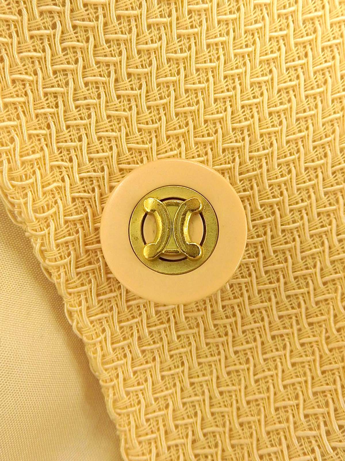 Macadam Button Jacket #40 Yellow