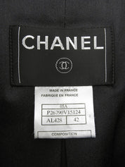 2005年製 CCマークボタンロングコート #42 チャコールグレー