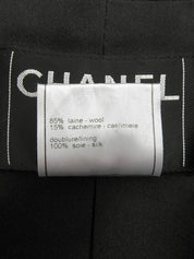 2005年製 CCマークボタンロングコート #42 チャコールグレー